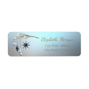 Tree Branch Ornaments Blue