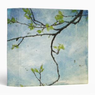 Tree Branch Over Textured Sky Binder