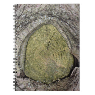 Tree Branch Stub Close Up Notebook