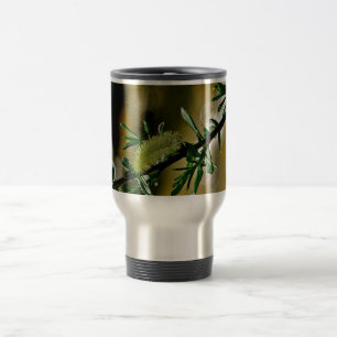TREE BRANCH WITH SPRING GROWTH TRAVEL MUG