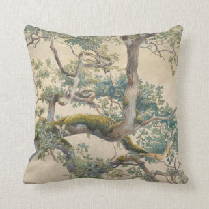 Tree Branches 1852–1908 Charles Reginald Aston Throw Pillow