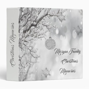 Tree Branches, Christmas Ball,Snowflakes Binder