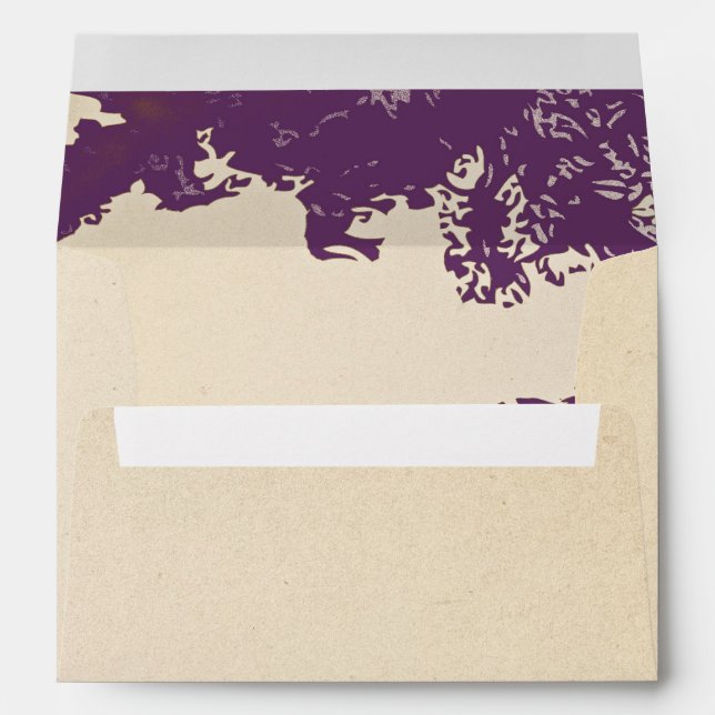 tree branches envelopes for wedding invitations (Back (Bottom))