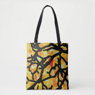 Tree Branches in Autumn Tote Bag