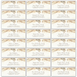 Tree Branches Individual Guest Address Labels