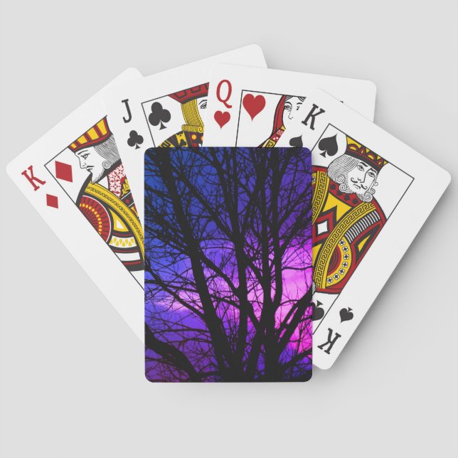 Tree Branches Playing Cards (Back)