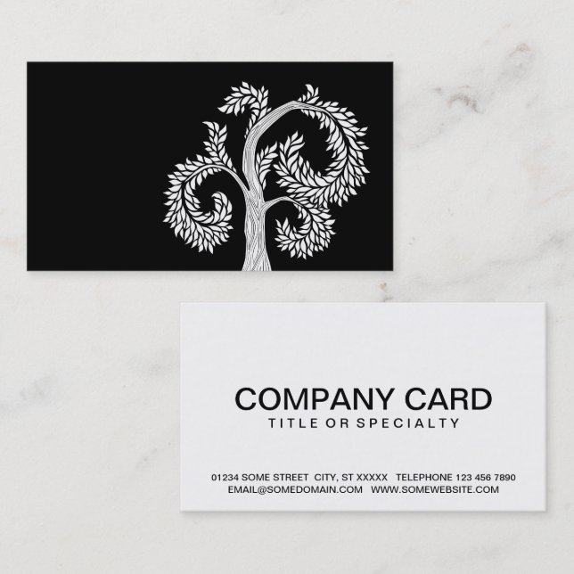 tree by abbey foster business card (Front/Back)