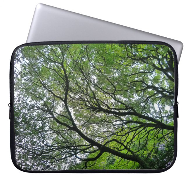 Tree Canopy V, Bute Park, Cardiff Laptop Sleeve (Front)