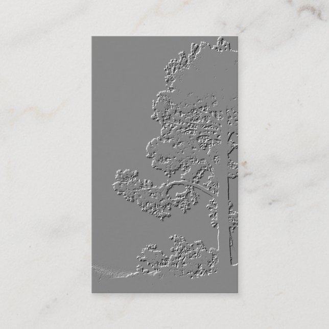 Tree Care Service / Faux Embossed  © Business Card (Front)