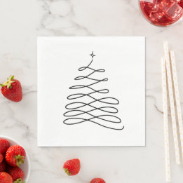 Tree Christmas Napkins