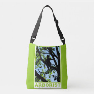 Tree Climber Silhouette: Arborist Crossbody Bag