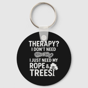 Tree Climber Therapy Loading Keychain