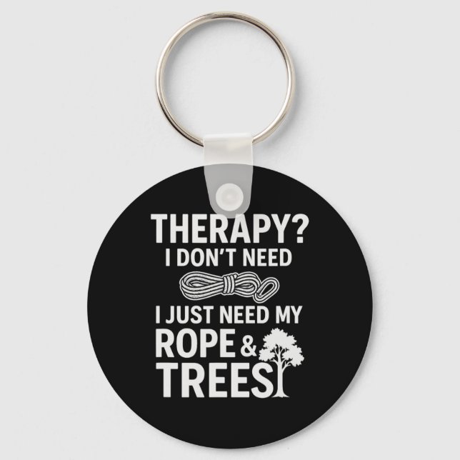 Tree Climber Therapy Loading  Keychain (Front)