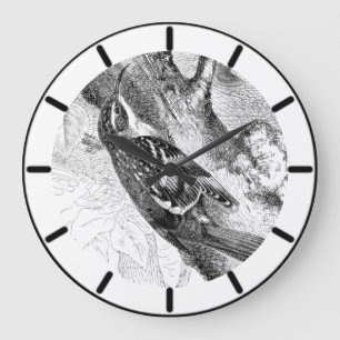 Tree Creeper British Bird Large Clock