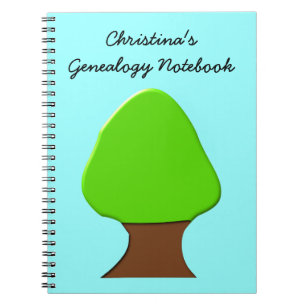 Tree Customizable Genealogy Notebook