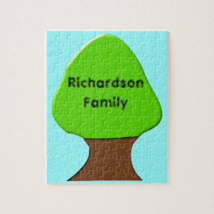 Tree Customizable Genealogy Puzzle