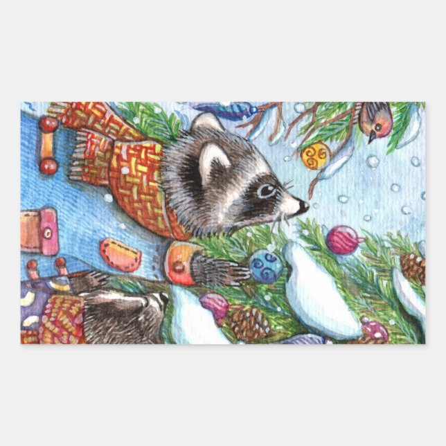 Tree Decorating Sticker (Front)