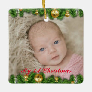 Tree decoration My 1st Christmas - Photo  Ornament