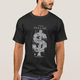 Tree Dollar Money Man Money Bag T-Shirt
