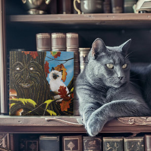 Tree Ent Cat Autumn Fantasy Tile
