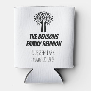Tree Family Reunion Party Favor Can Coolers