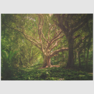 Tree Fantasy Forest Gothic 20x30 Decoupage  Tissue Paper