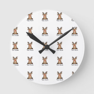 tree favourite round clock