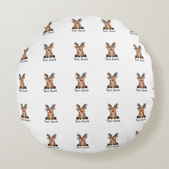 tree favourite  round pillow (Front)