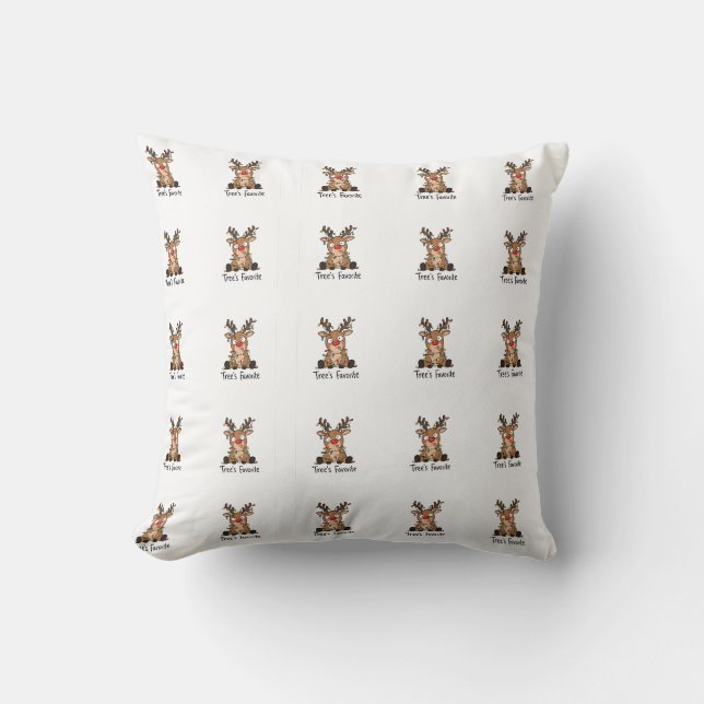 tree favourite  throw pillow (Front)