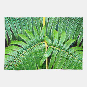 Tree Fern Frond Kitchen Towel