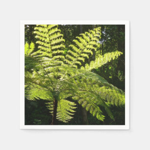 Tree Fern in the Rainforest Napkin
