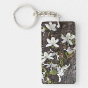 Tree flowers keychain