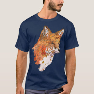 Tree Fo Beautiful Animal Autumn Colours T-Shirt