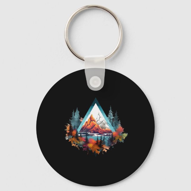 Tree Forest Nature Outdoor  Keychain (Front)