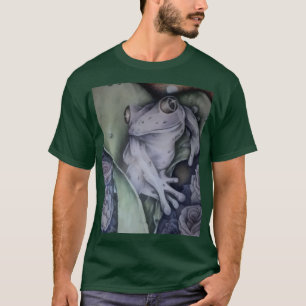 Tree Frog and Roses — Original Art Tee