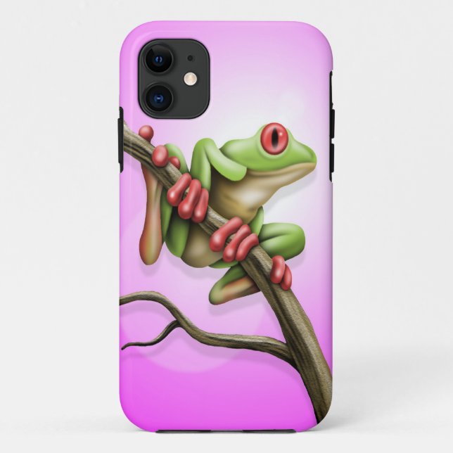Tree Frog Case-Mate iPhone Case (Back)