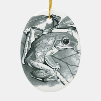 Tree Frog Ceramic Ornament