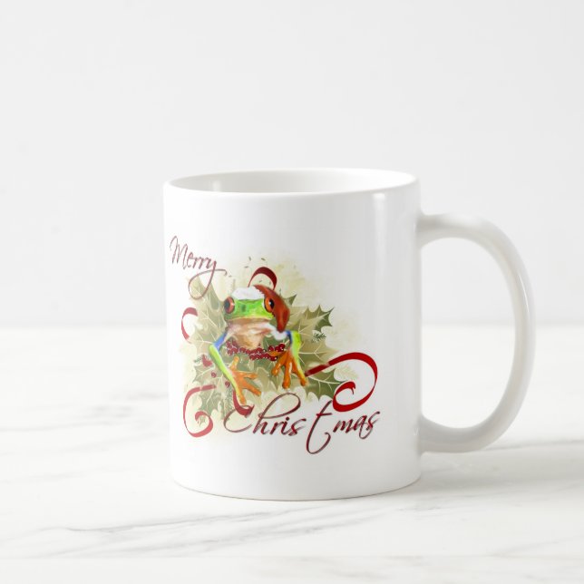 Tree Frog Christmas Mugs (Right)