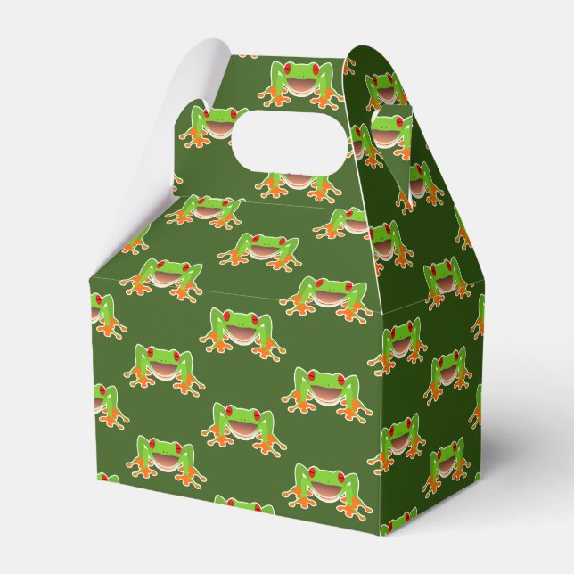 Tree Frog Favor Box (Front Side)