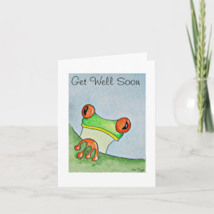 Tree Frog Greeting Card, Thank You Card
