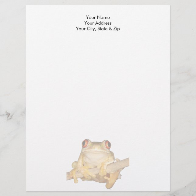 Tree Frog Letterhead (Front)