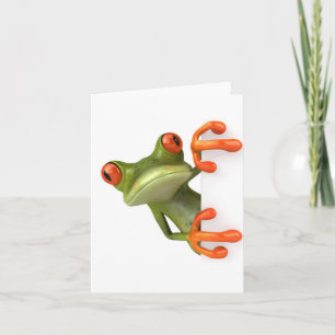 Tree Frog Note Card