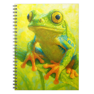 Tree Frog Notebook | Colorful Frog Art Journal