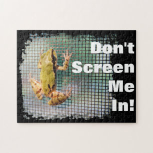 Tree Frog On Screen Photograph Jigsaw Puzzle