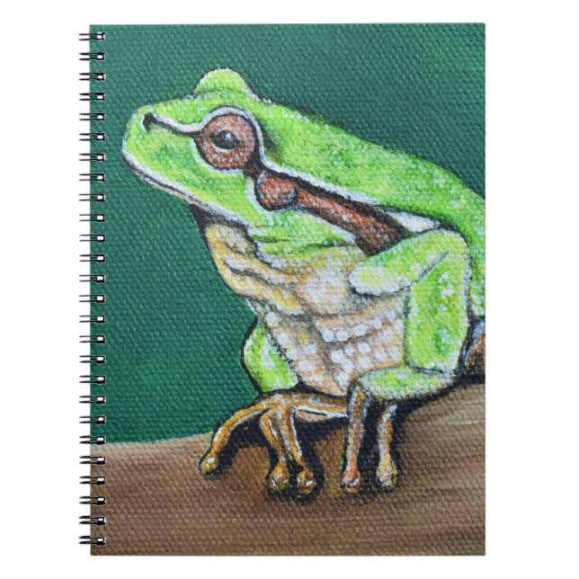 Tree Frog Painting Notebook (Front)