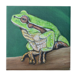 Tree Frog Painting Tile