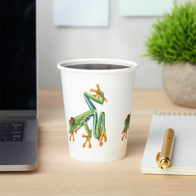 Tree frog paper cups (Insitu)