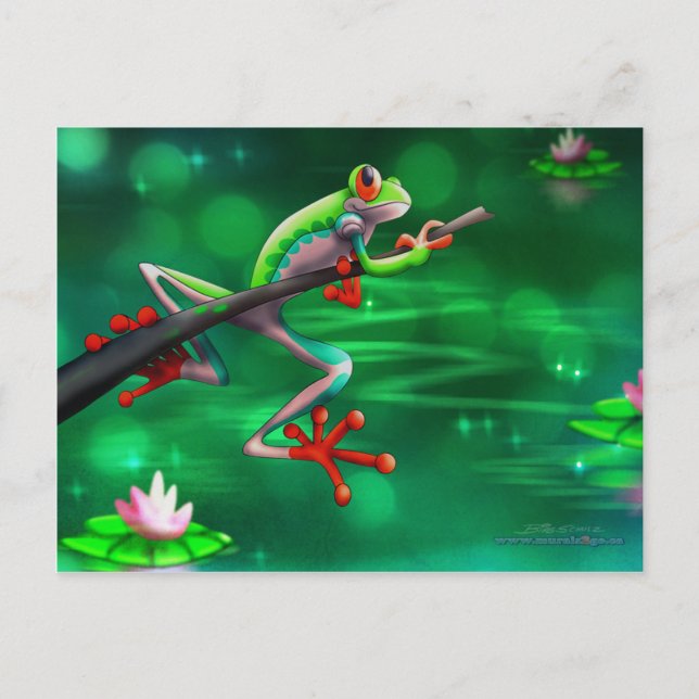 Tree Frog Postcard (Front)