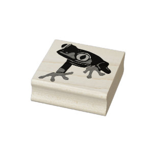 Tree Frog Rubber Stamp