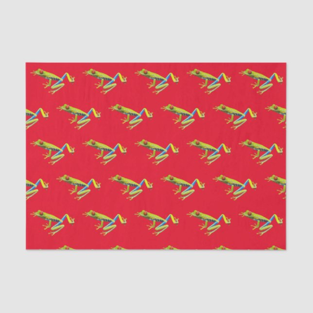 Tree Frog Tissue Paper (Front)